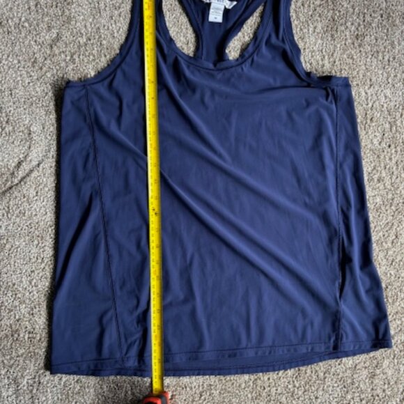 Athleta Ultimate Scoop Racerback Tank, navy, M - Picture 6 of 8